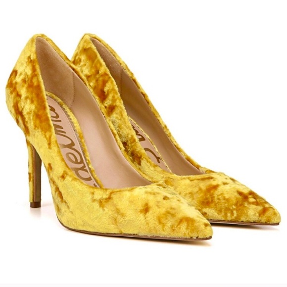 sam edelman yellow pumps